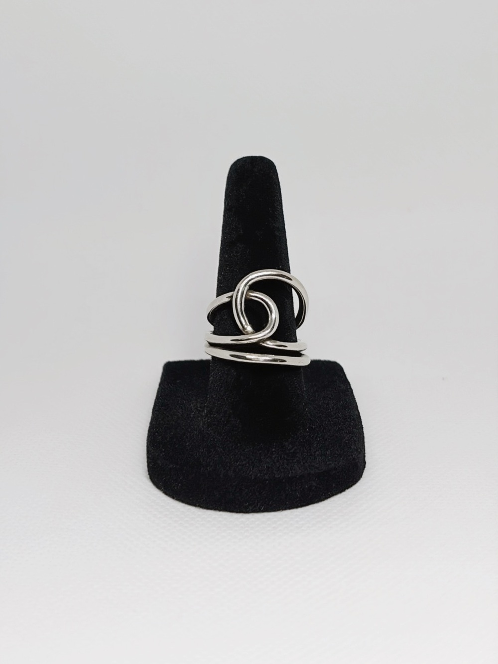 Sterling Silver Knot Wrap Adjustable Ring!